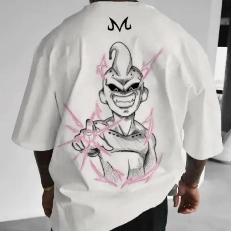 New 3D Printed Y2K Subculture Oversized Short-Sleeved Shirt - Image 5