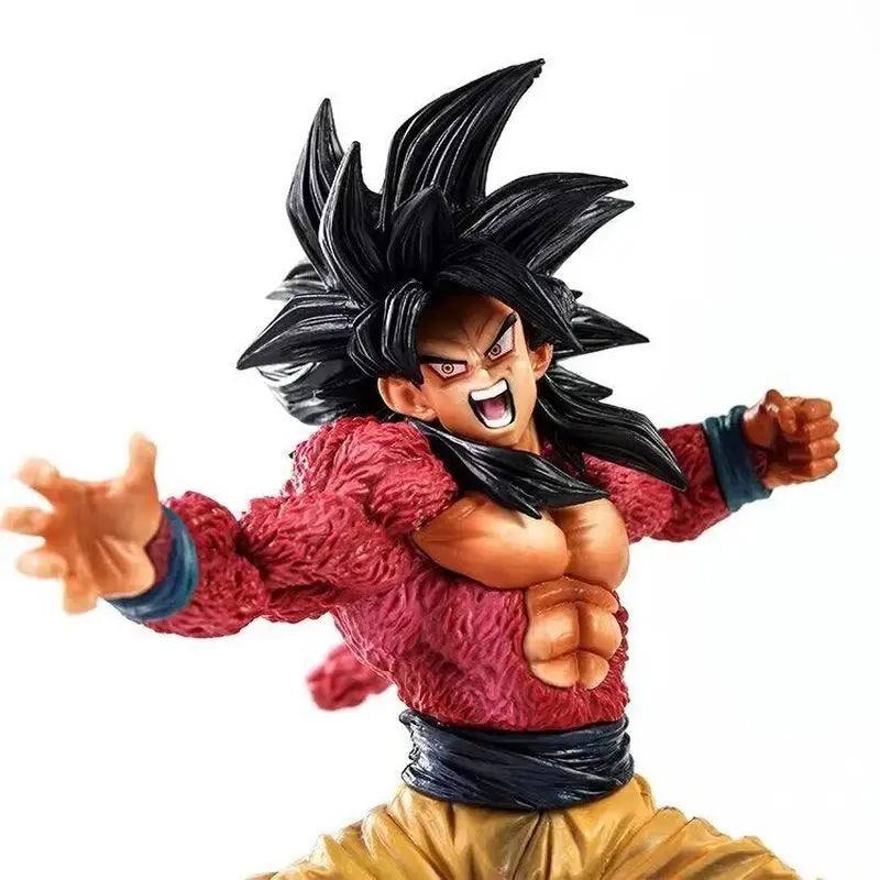 26cm Dragon Ball Son Goku Super Saiyan 4 Figure - Image 2