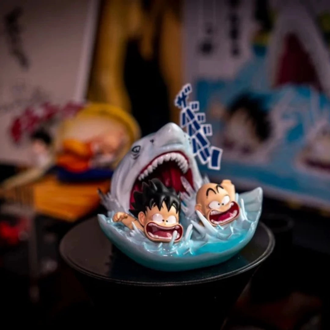Dragon Ball Z Son Goku & Krillin Shark Attack Water Escape Figure - Image 6