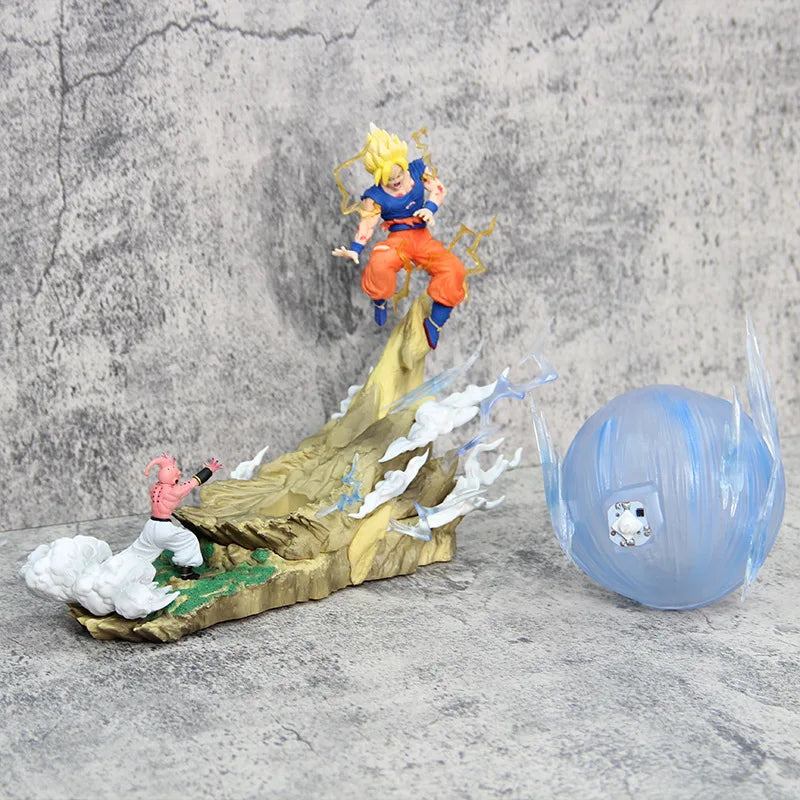 21cm Dragon Ball Z Buu vs Goku Action Figure - Image 8