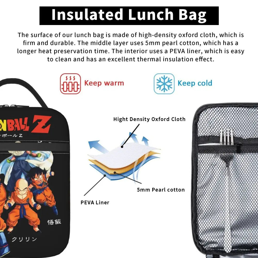Vintage Dragon Ball Z Insulated Lunch Bags Thermal Bag - Image 127