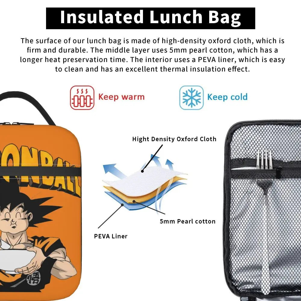 Vintage Dragon Ball Z Insulated Lunch Bags Thermal Bag - Image 135