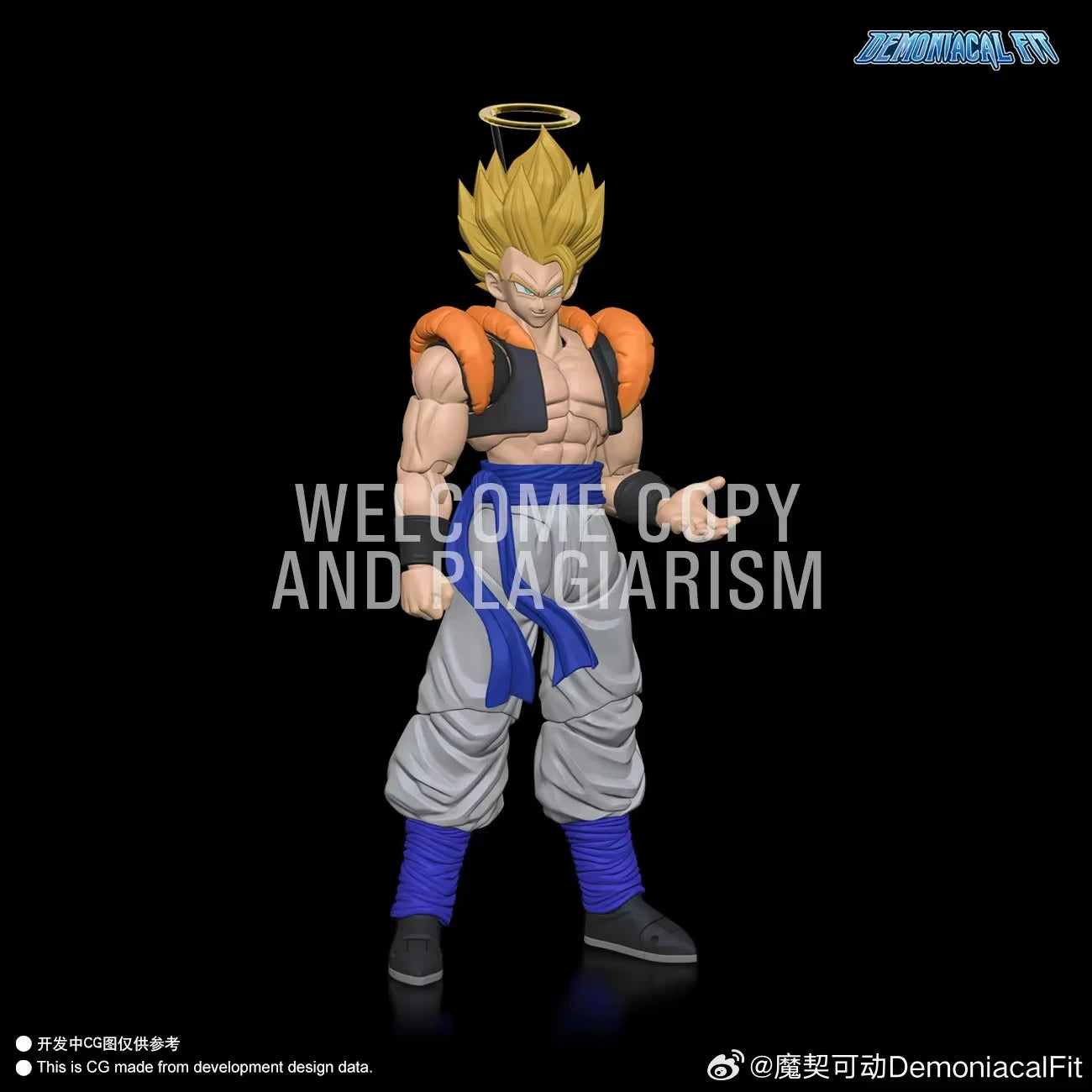 New Demoniacal Fit Gogeta 3.0 Body Dragon Ball Z Action Figure - Image 5