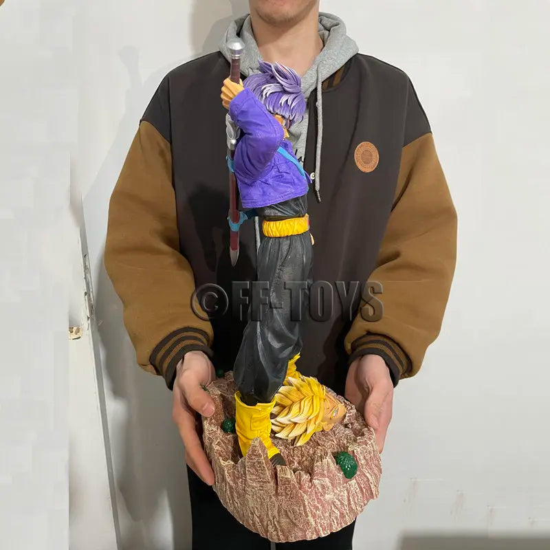 Super Trunks Figure – 50cm Dragon Ball GK-Style PVC Statue Collectible - Image 4