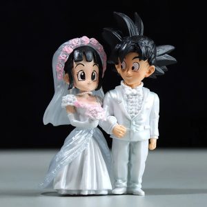 9cm Dragon Ball Anime Figure – Wedding Goku & Chichi