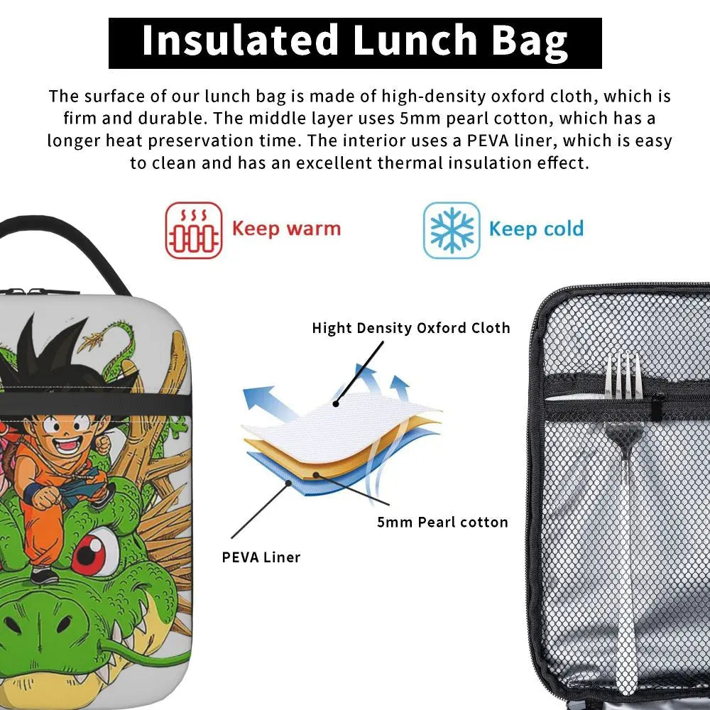 Vintage Dragon Ball Z Insulated Lunch Bags Thermal Bag - Image 144