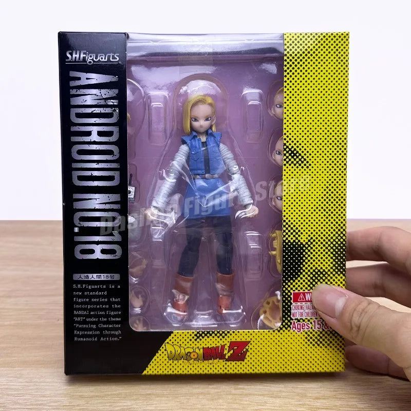 SHF Android 18 Figure – 13cm Dragon Ball Z Movable Action Figurine - Image 7