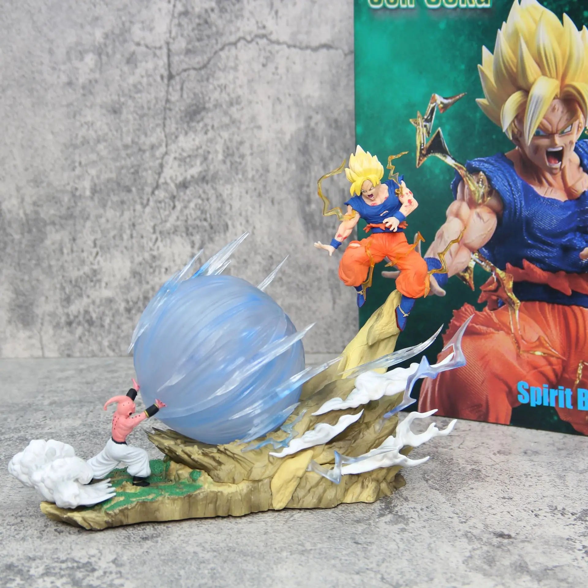 21cm Dragon Ball Z Buu vs Goku Action Figure - Image 21