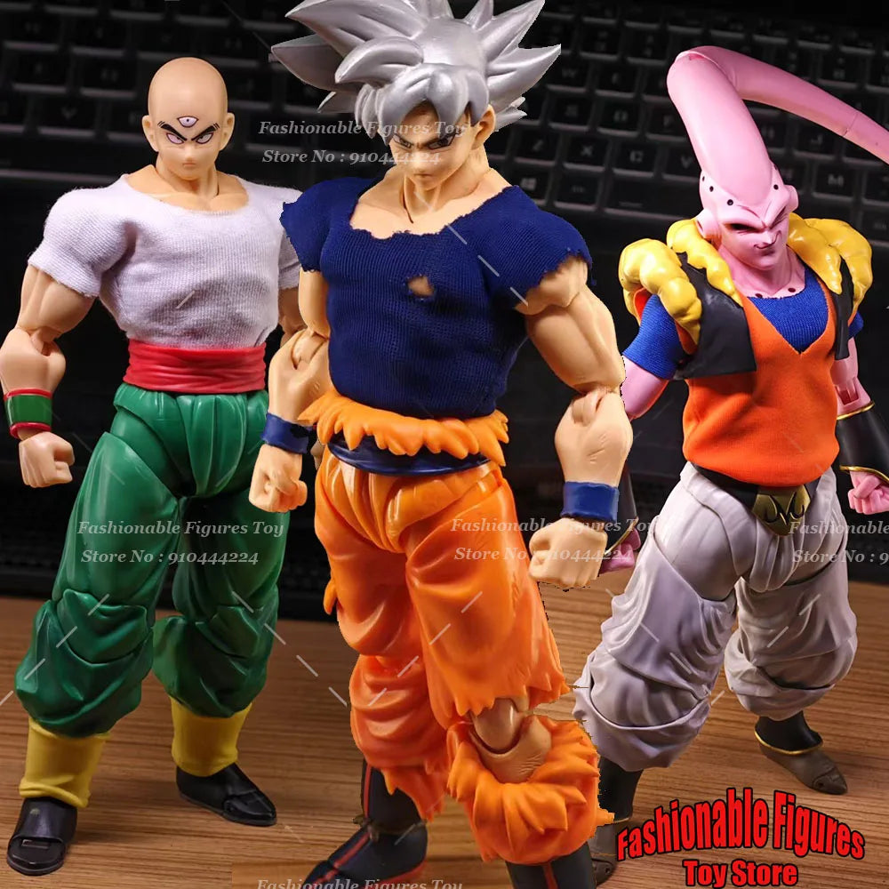SHF 1/12 Combat Vests & T-Shirts – Dragon Ball Character Tops Figures